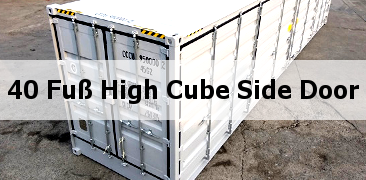 40 Fuß High Cube Side Door