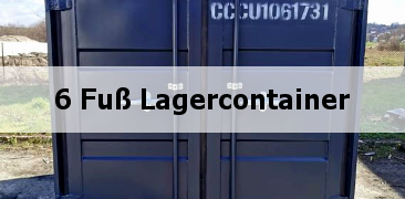 6 Fuß Lagercontainer