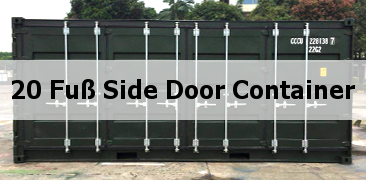 20 Fuß Side Door Container